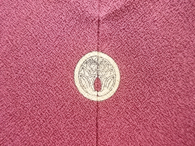  一ツ紋色無地着物